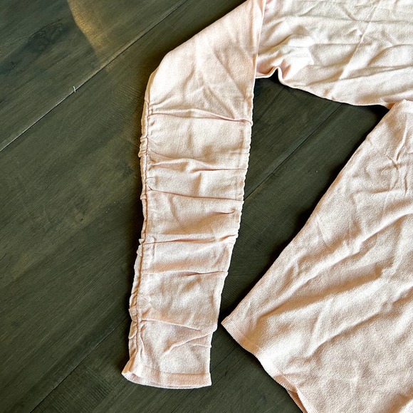 NWT For Love & Lemons Sadie Turtleneck in Transparent Pink - Picture 7 of 7